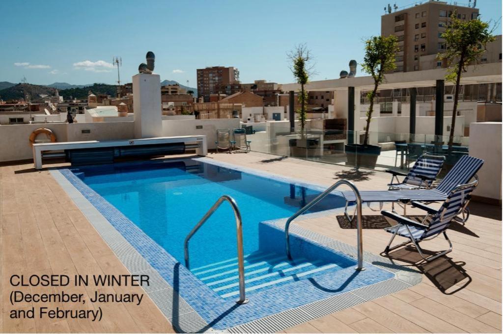 Apartamento Deluxe Con Piscina, Terraza & Parking Malaga Ngoại thất bức ảnh